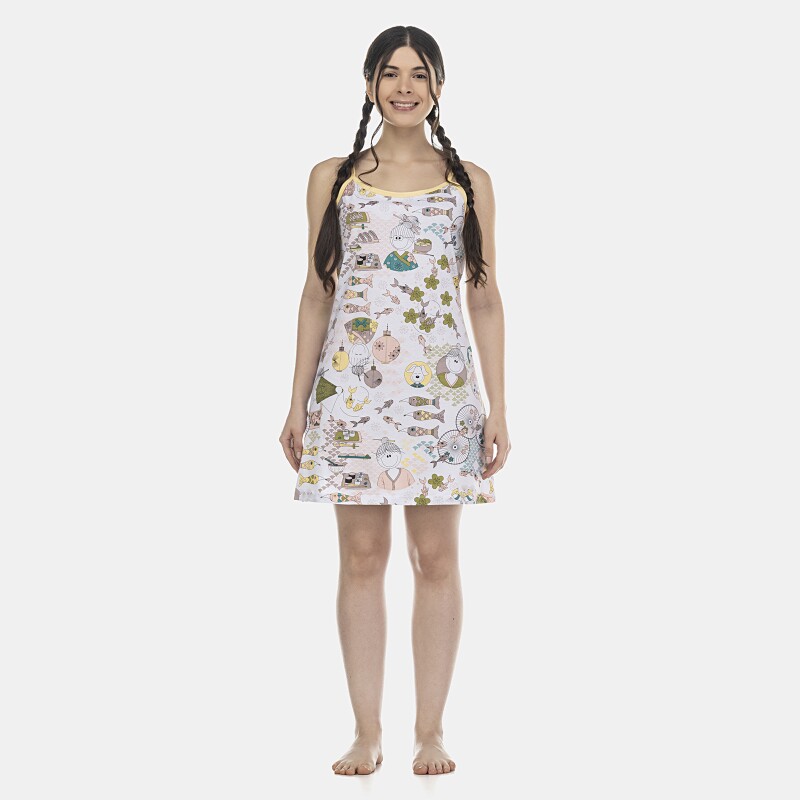 Camisola Feminina Adulto Alça