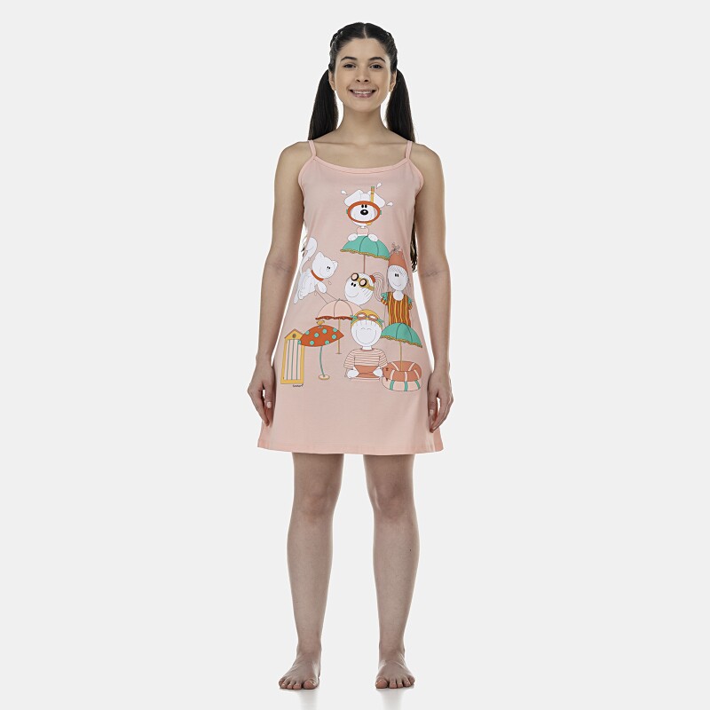 Camisola Feminina Adulto Alça