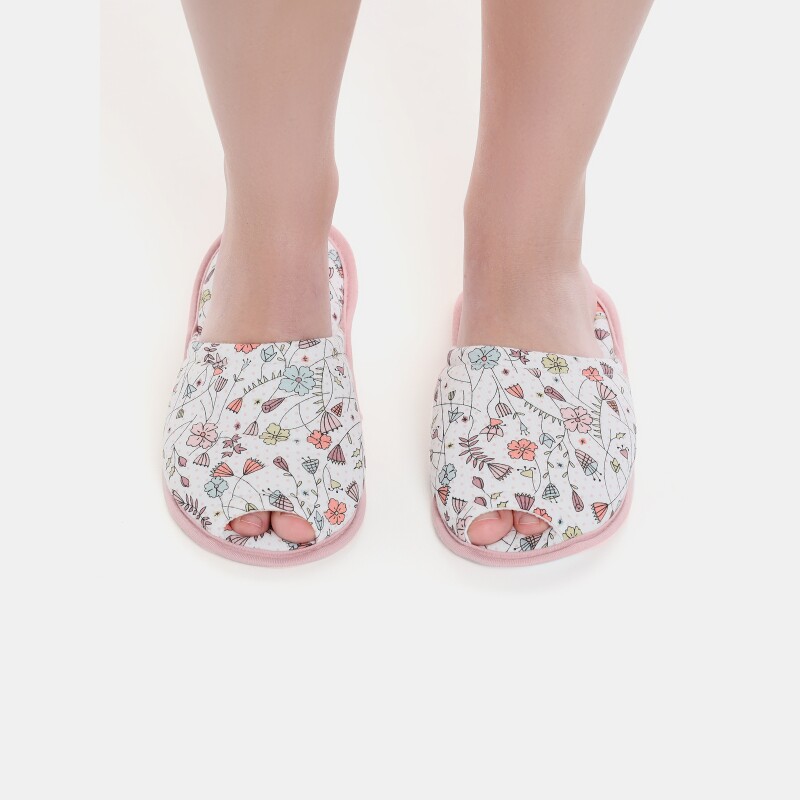 Pantufa Feminino Adulto Com Abertura