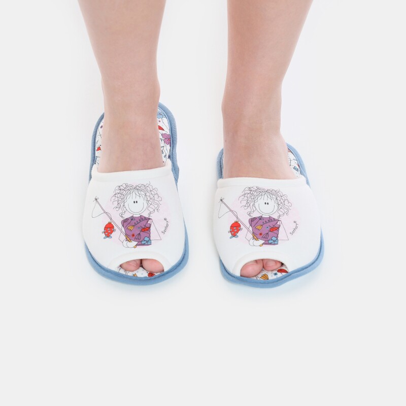 Pantufa Feminino Adulto Com Abertura