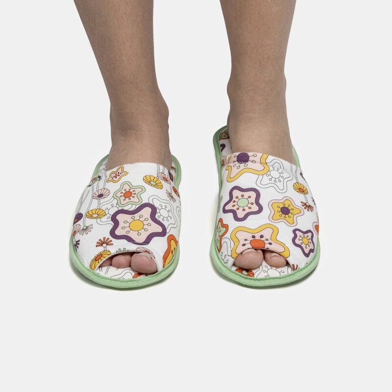 Pantufa Feminina Adulto Com Abertura