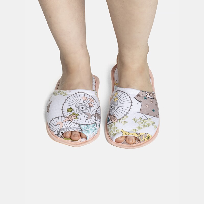 Pantufa Feminina Adulto Com Abertura