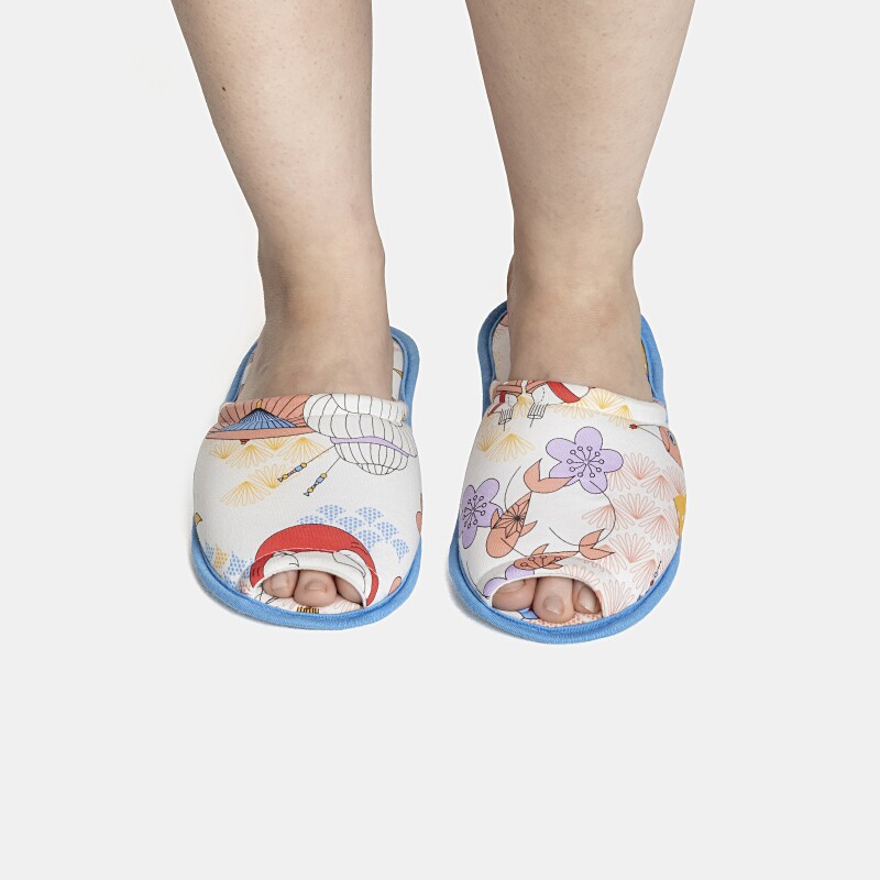 Pantufa Feminina Adulto Com Abertura