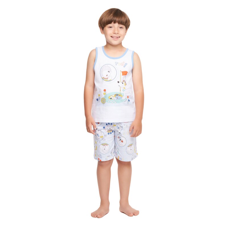Pijama regata e bermuda