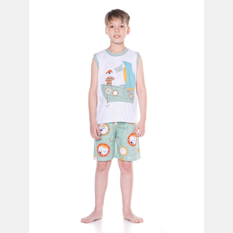 Pijama regata machão e short  