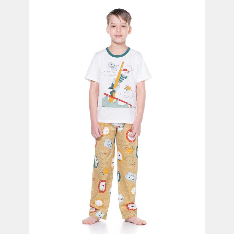 PIJAMA MANGA CURTA E CALÇA