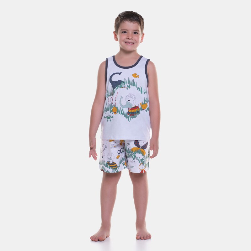 Pijama regata e bermuda