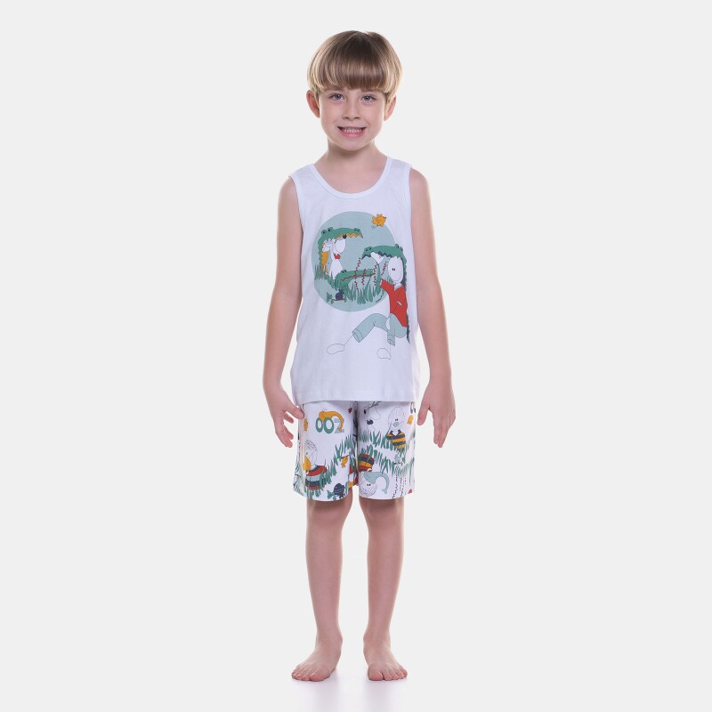 Pijama regata e bermuda     