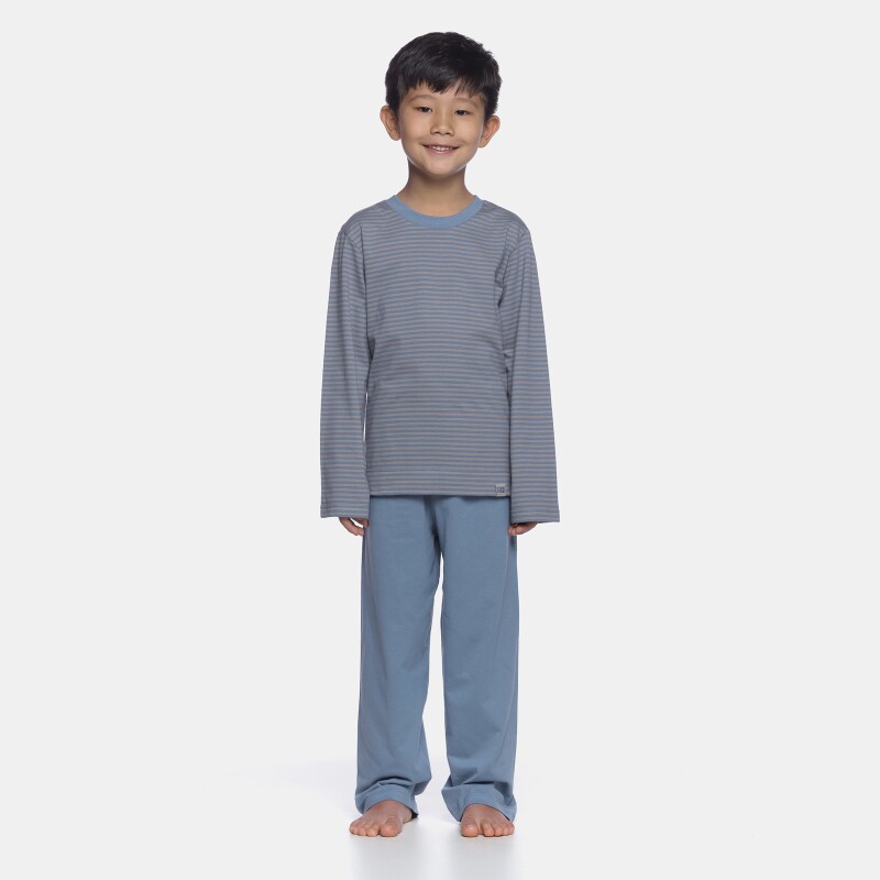 Pijama manga longa e calça       