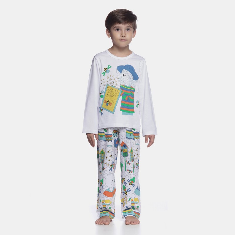 Conjunto Masculino Kids Manga Longa e Calça