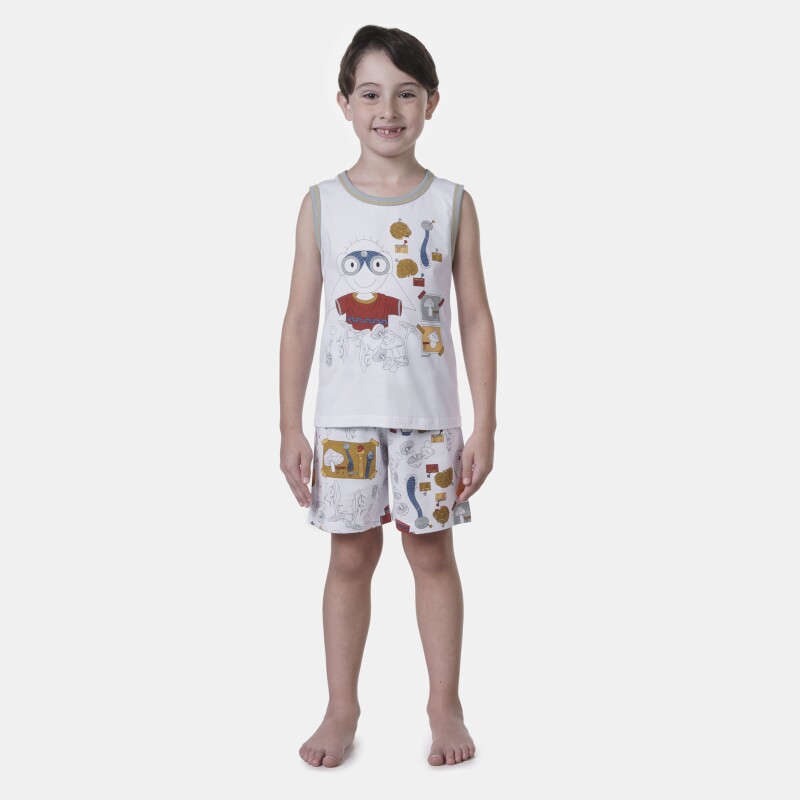 Pijama Regata Machão e Bermuda