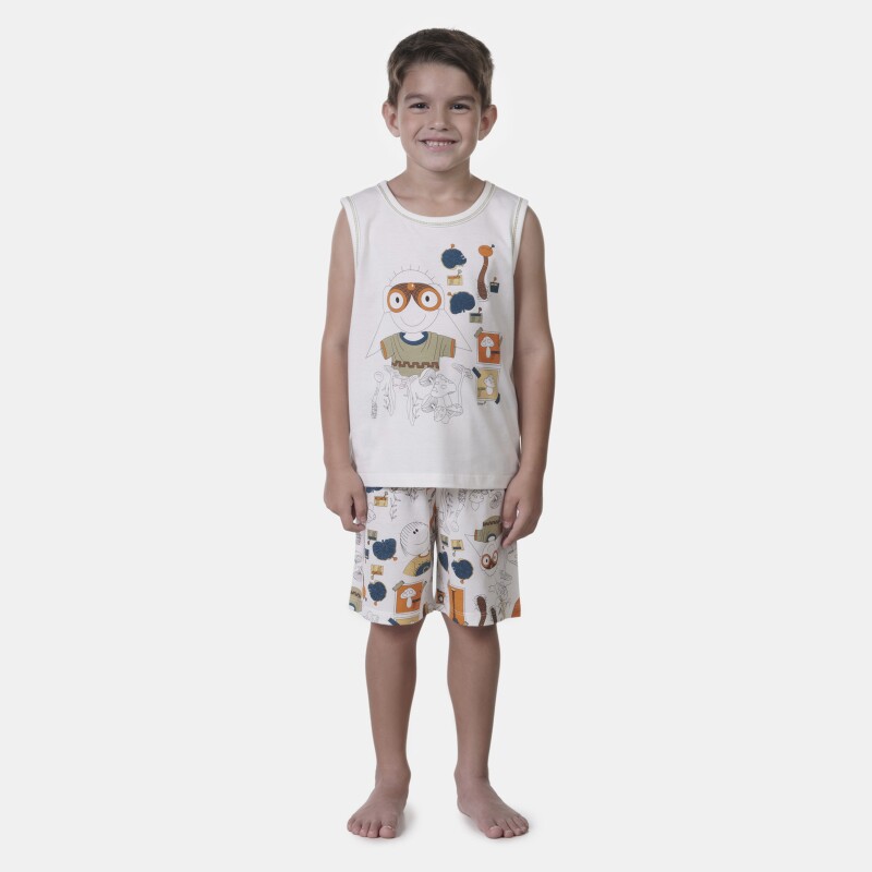 Pijama Regata Machão e Bermuda