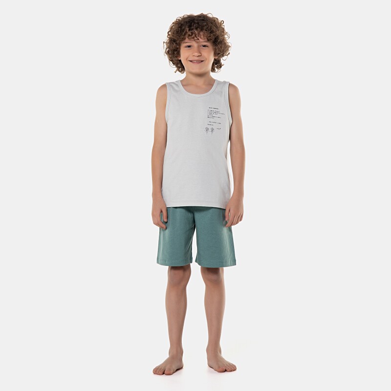 Pijama regata e bermuda      