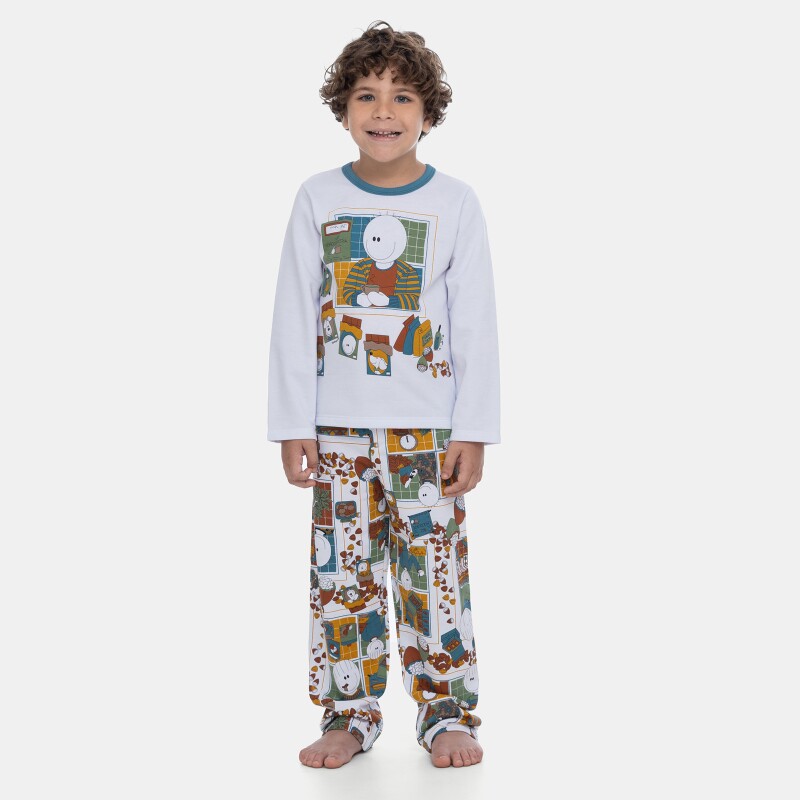Pijama Manga Longa e Calça