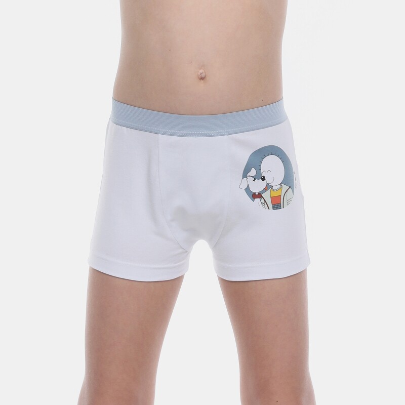 Cueca Boxer Infantil Cós Largo Bill e Ted