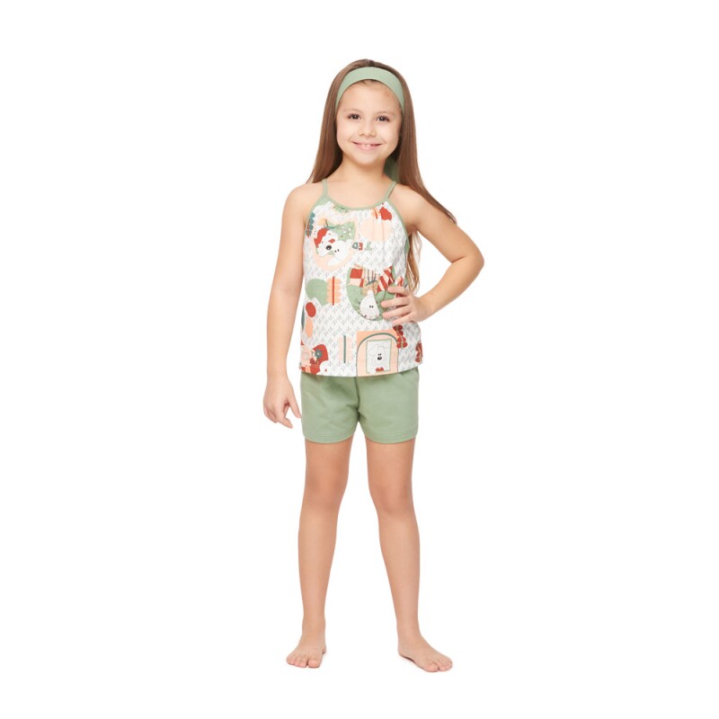 Pijama alça e short           