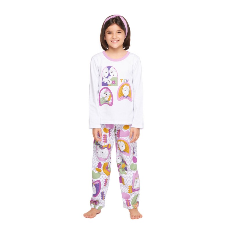Pijama manga longa e calça