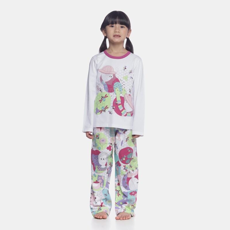 Pijama manga longa e calça