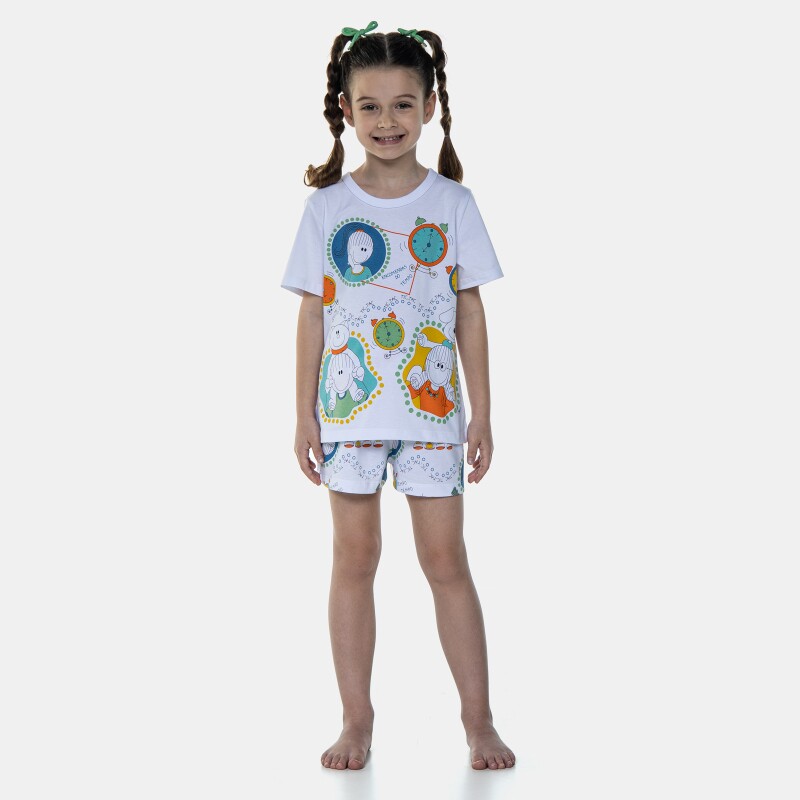 Pijama Manga Curta e Short