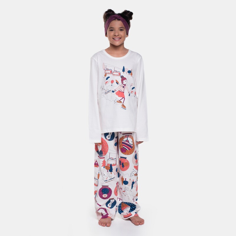 Pijama Manga Longa e Calça