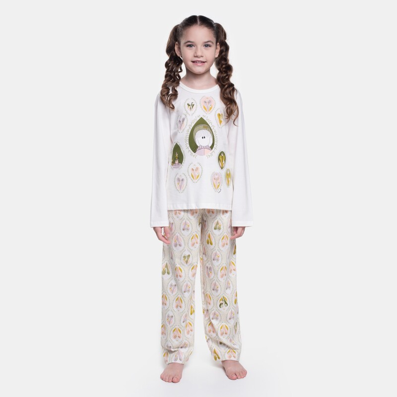 Pijama manga longa e calça