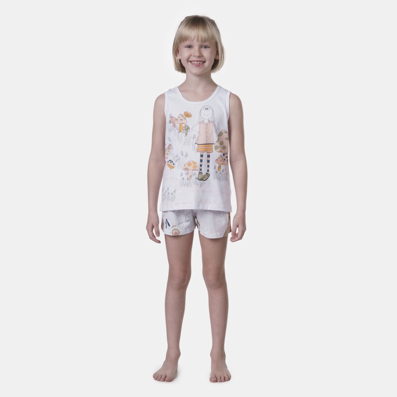 Compre Online Sonhart | Pijama Infantil Feminino Curto Annie