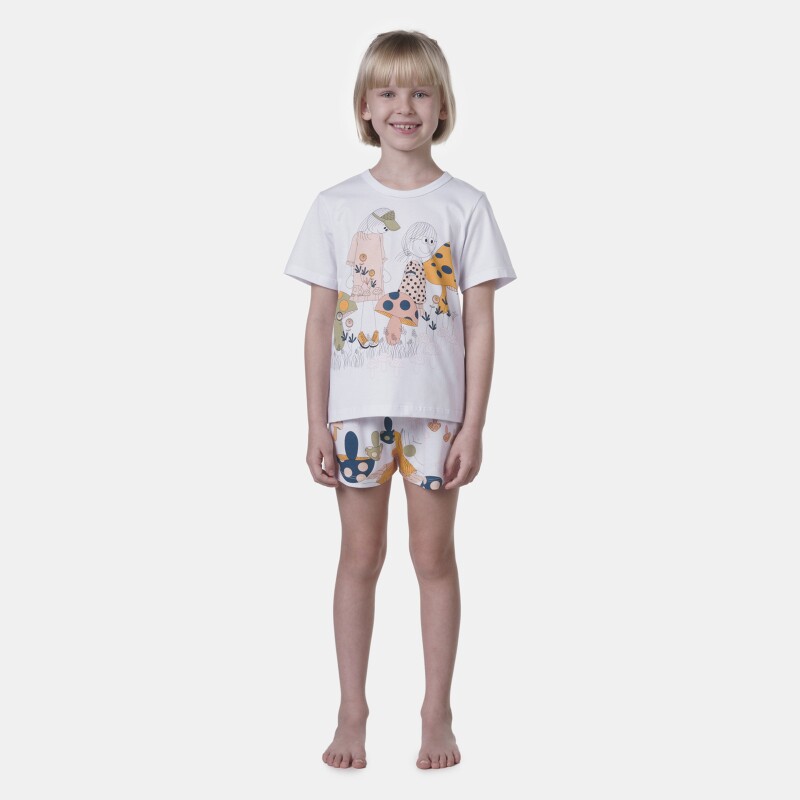 Pijama manga curta e short