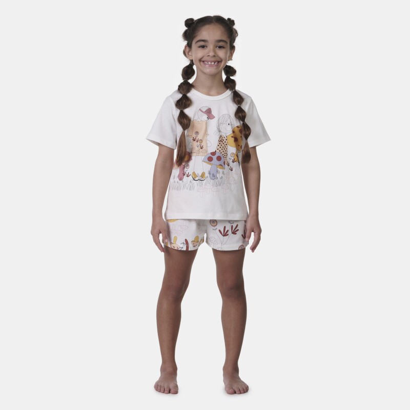 Pijama manga curta e short  