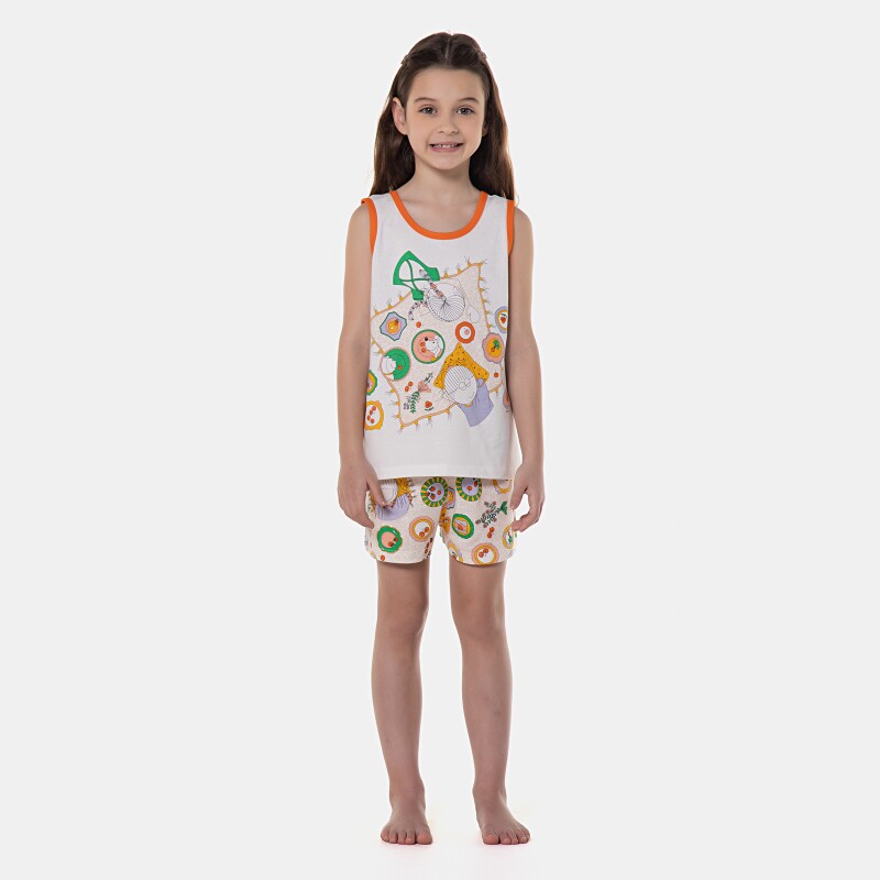 Pijama regata e short     