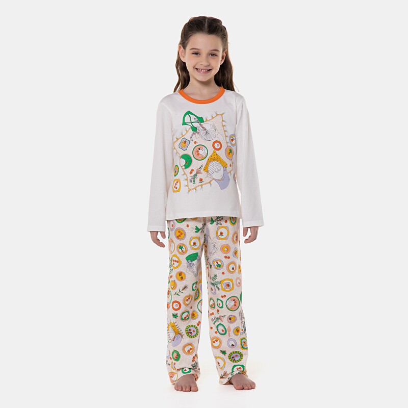Pijama sonhart infantil manga longa e calça