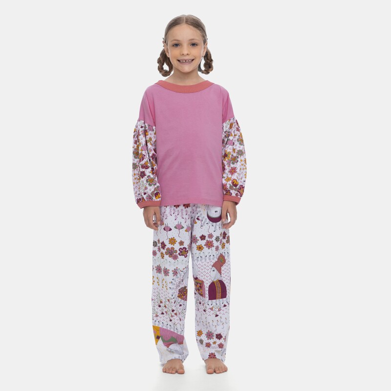 Pijama Manga Longa e Calça