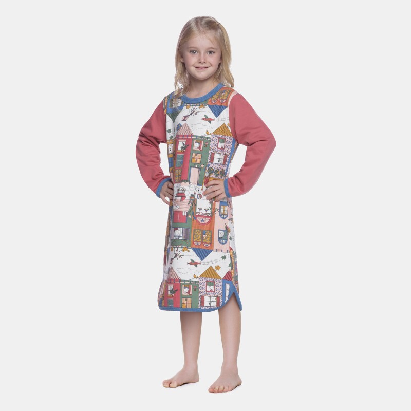 Camisão manga longa      