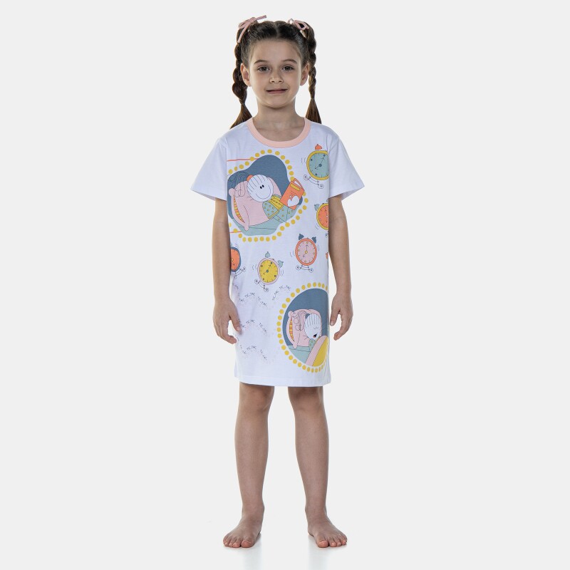 Camisão manga curta