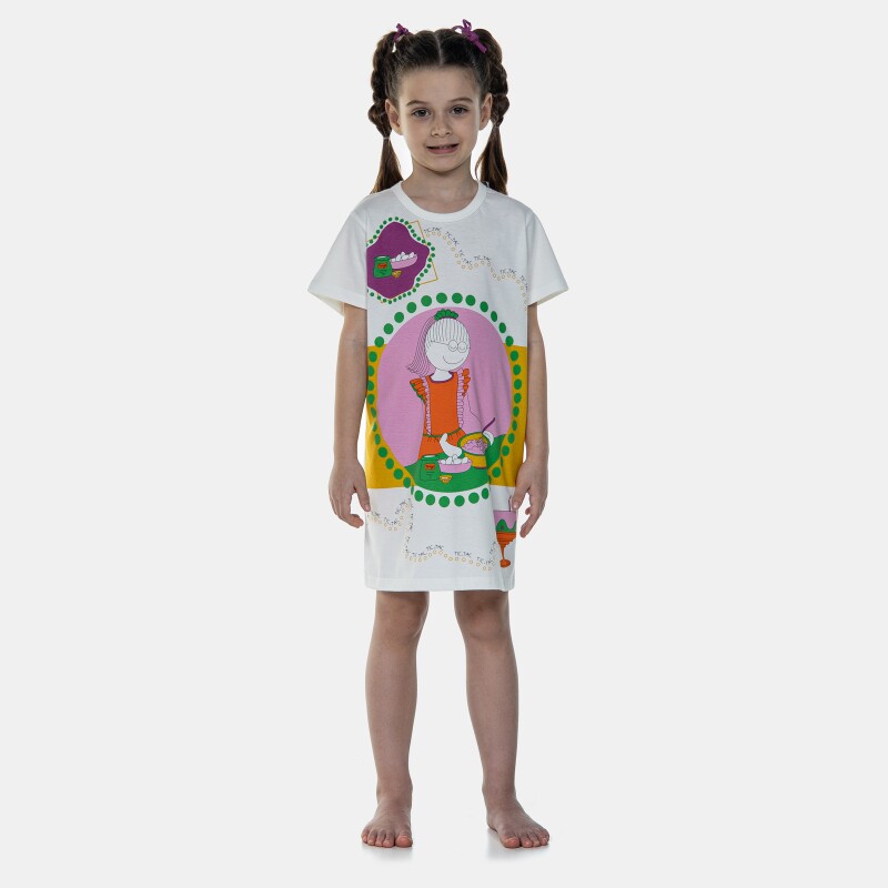 Camisão manga curta