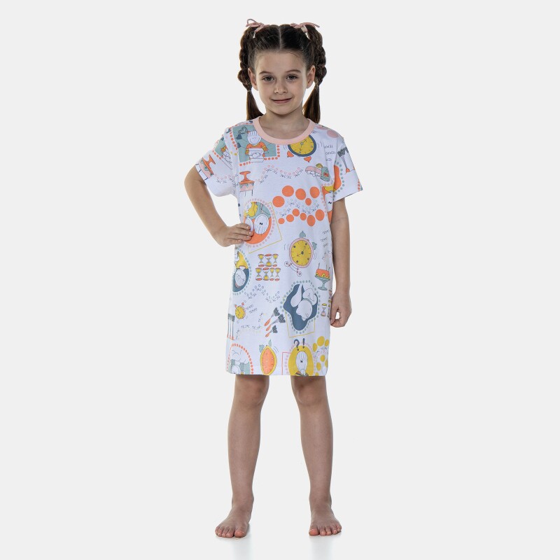 Camisão manga curta