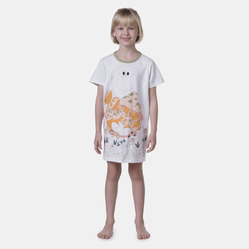 Camisão manga curta           