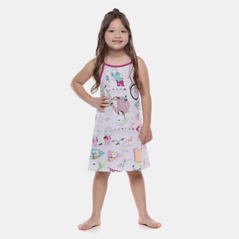 Camisola Feminina Kids Alça