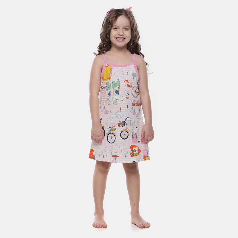 Camisola Feminina Kids Alça