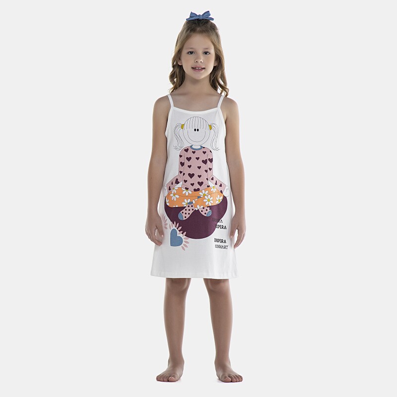 Camisola Feminina Kids Alça