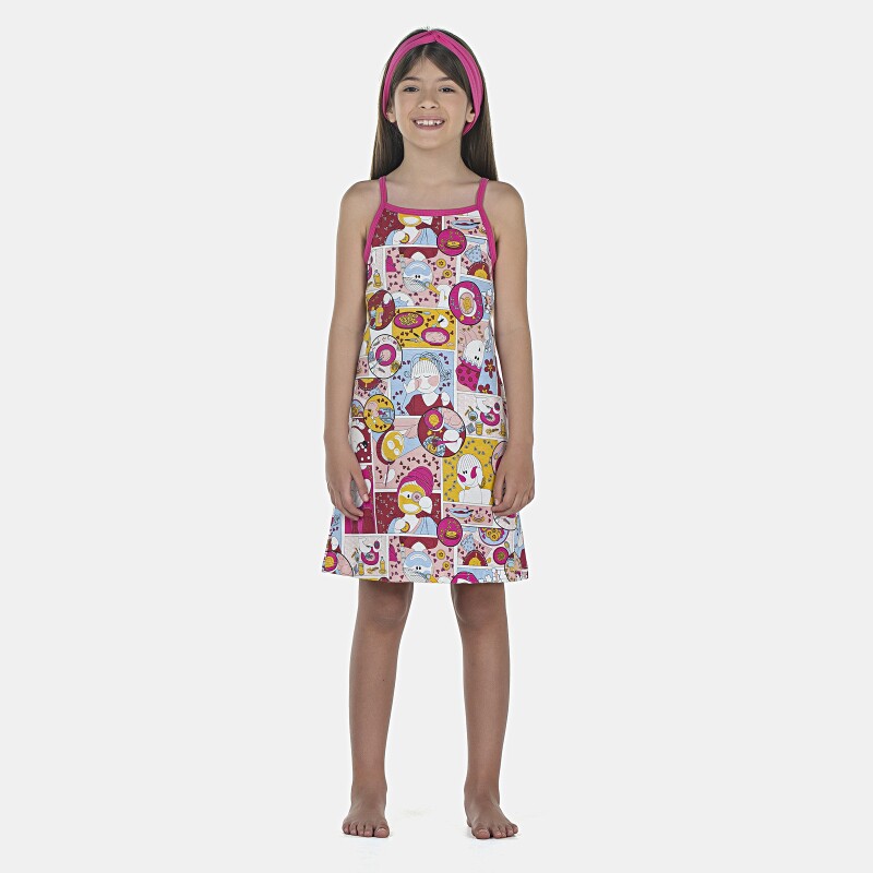 Camisola Feminina Kids Alça