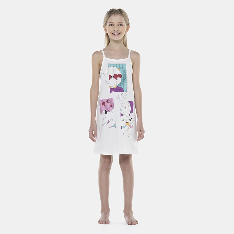 Camisola Feminina Kids Alça