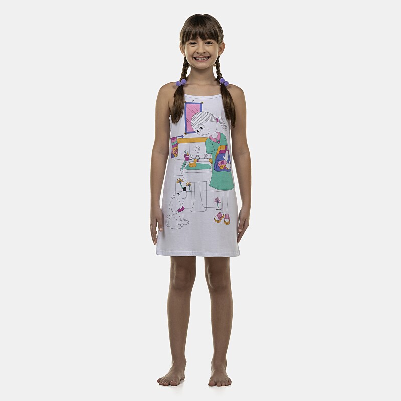 Camisola Feminina Kids Alça