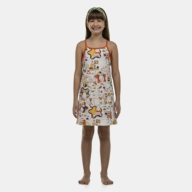 Camisola Feminina Kids Alça