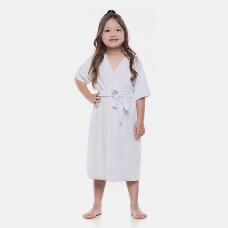 Roupão Feminino Kids Manga Curta