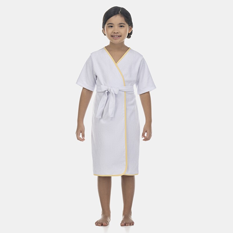 Roupão Feminino Kids Manga Curta