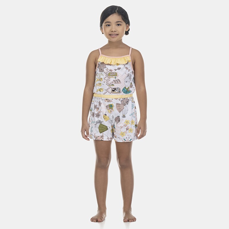 Macacão Feminino Kids Alça