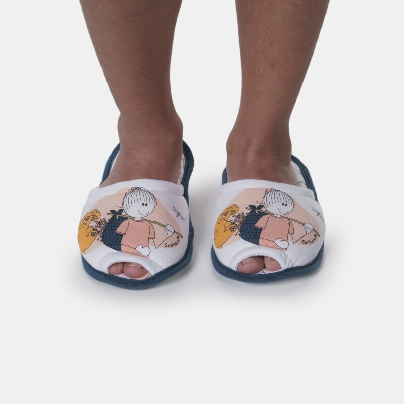 Pantufa com abertura infantil - 5 a 12 anos