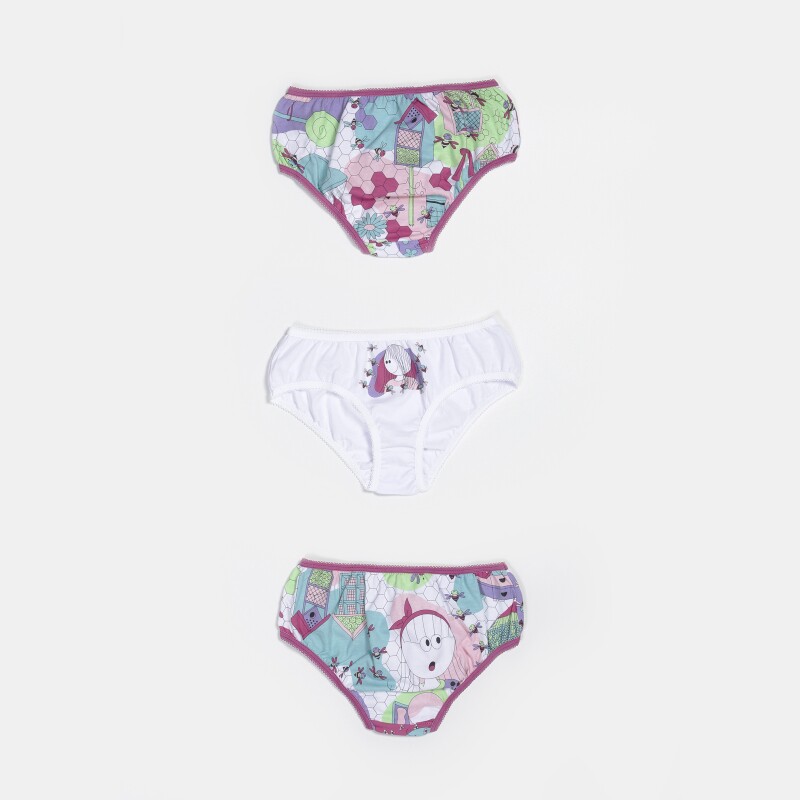 Kit Calcinha Feminino Kids