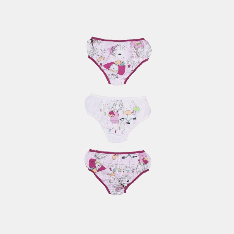 Kit Calcinha Feminino Kids