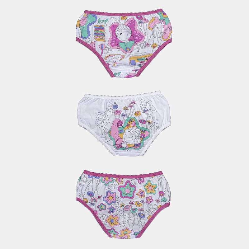 Kit Calcinha Feminino Kids